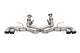 Corsa 2020-25 Corvette C8 3in Xtreme Cat-Back Exhaust 4.5in Pol Quad Tips - Deletes stock AFM Valve - Burkken Auto Parts