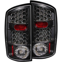 ANZO 2002-2005 Dodge Ram 1500 LED Taillights Black - Burkken Auto Parts