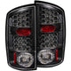 ANZO 2002-2005 Dodge Ram 1500 LED Taillights Black - Burkken Auto Parts