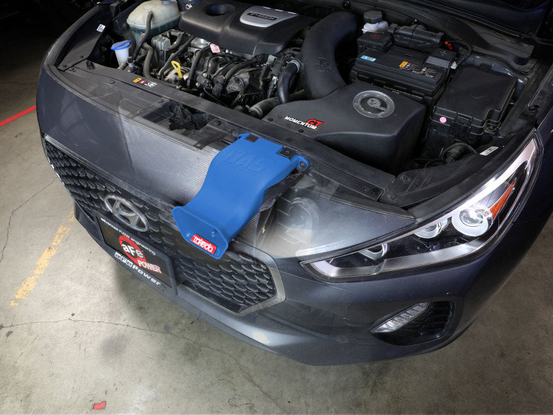 aFe 18-20 Hyundai Elantra GT L4-1.6L (t) Takeda Momentum Dynamic Air Scoop - Blue - Burkken Auto Parts