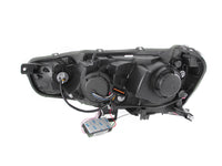 ANZO 2008-2015 Mitsubishi Lancer Projector Headlights w/ Halo Black (CCFL) - Burkken Auto Parts