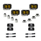 Baja Designs 21-22 Ford F-150 Raptor S2 SAE Dual Fog Pocket Light Kit - Amber - Burkken Auto Parts