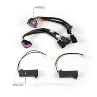 ANZO 09-18 Dodge Ram 1500/2500/3500 Full LED Proj Headlights w/Switchback Light Bar - Black - Burkken Auto Parts