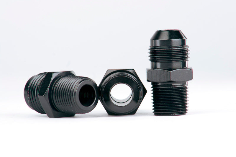 Aeromotive Carb. Reg 13205 Fitting Kit (Incl. (3) 3/8in NPT to AN-08 fittings) - Burkken Auto Parts