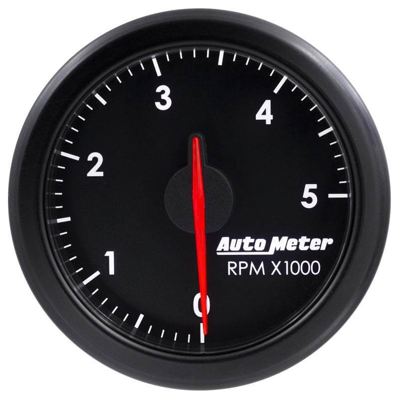 Autometer Airdrive 2-1/6in Tachometer Gauge 0-5K RPM - Black - Burkken Auto Parts