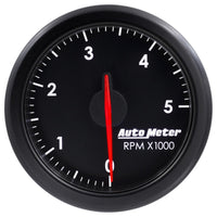 Autometer Airdrive 2-1/6in Tachometer Gauge 0-5K RPM - Black - Burkken Auto Parts