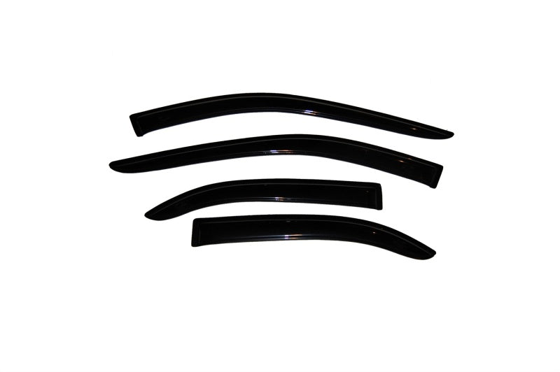 AVS 03-07 Kia Sorento Ventvisor Outside Mount Window Deflectors 4pc - Smoke - Burkken Auto Parts