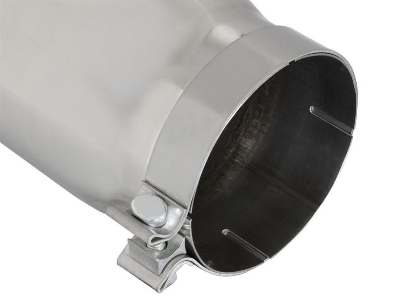aFe MACHForce-Xp 5in Inlet x 6in Outlet x 15in length Polished Exhaust Tip - Burkken Auto Parts