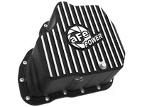 aFe 011-16 GM Diesel Trucks V8-6.6L LML Engine Oil Pan Black POWER Pro Series w/ Machined Fins - Burkken Auto Parts