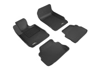 3D MAXpider 2007-2013 BMW 3 Series E92 Kagu 1st & 2nd Row Floormats - Black
