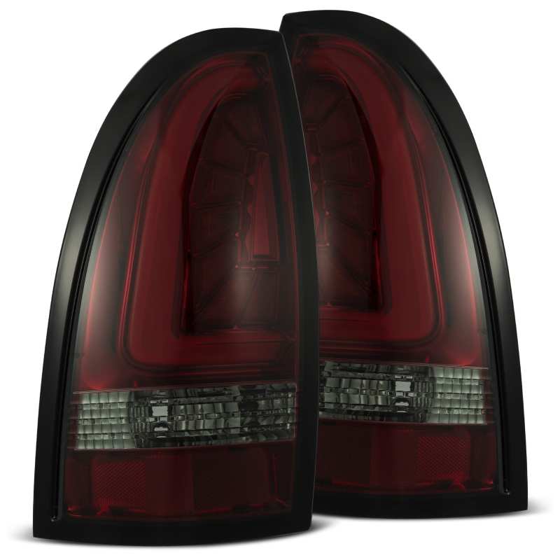 AlphaRex 05-15 Toyota Tacoma PRO-Series LED Tail Lights Red Smoke - Burkken Auto Parts
