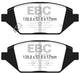 EBC 2016+ Chevrolet Spark 1.4L Greenstuff Front Brake Pads - Burkken Auto Parts