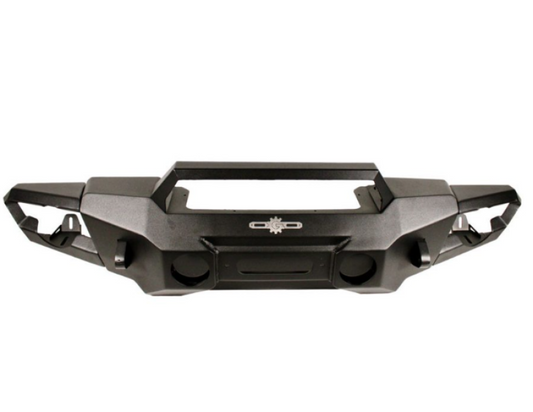 Rock Slide 07-18 Jeep Wrangler JK Appalachian Aluminum Mid Front Bumper w/ Winch Plate - Burkken Auto Parts