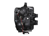 ANZO 2008-2010 Ford F-250 Projector Headlights w/ Halo Black (CCFL) - Burkken Auto Parts