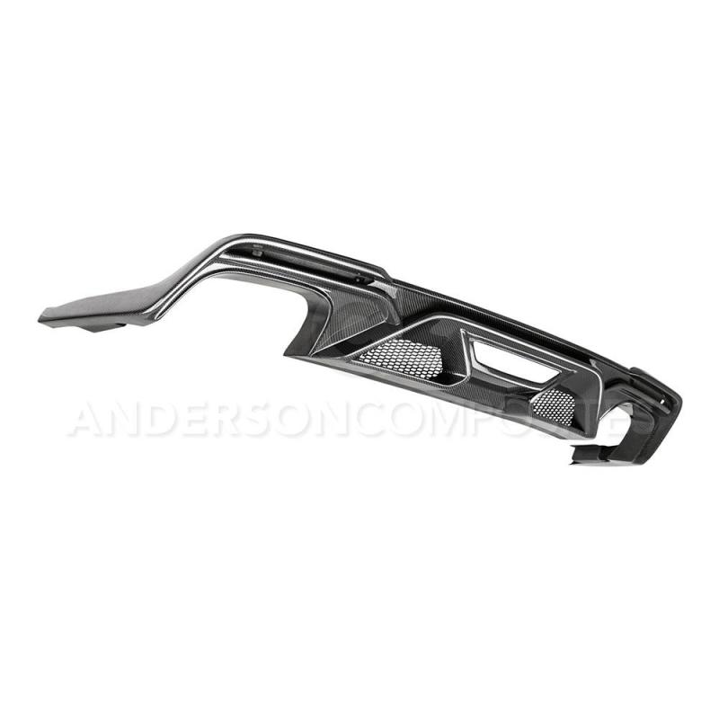 Anderson Composites 2020 Ford Mustang/Shelby GT500 Carbon Fiber Rear Diffuser - Burkken Auto Parts