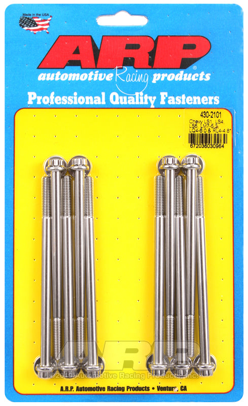 ARP Chevy LS1/LS4/LS6/LM7 5.5, LQ4-6.0 & RL4-4.8 12pt Intake Manifold Bolt Kit - Burkken Auto Parts