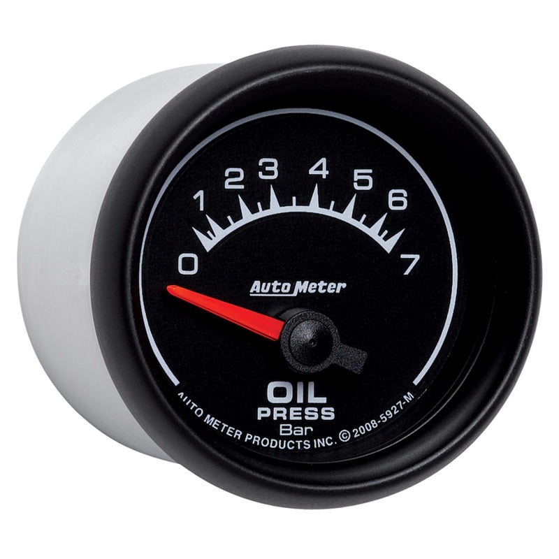 Autometer ES 52.4mm 0-7 Bar Oil Pressure SSE Gauge - Burkken Auto Parts