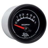 Autometer ES 52.4mm 0-7 Bar Oil Pressure SSE Gauge - Burkken Auto Parts