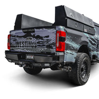 Westin 23-25 Ford F-250/350/450/550/600 HDX Bandit Rear Bumper - Black