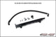 AMS Performance 08-15 Mitsubishi EVO X CNC Machined Aluminum Fuel Rail w/Pulsation Dampener - Black - Burkken Auto Parts