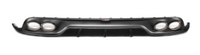Akrapovic 16-17 Porsche 911 Turbo/Turbo S (991.2) Rear Carbon Fiber Diffuser - Matte - Burkken Auto Parts