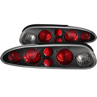 ANZO 1993-2002 Chevrolet Camaro Taillights Black - Burkken Auto Parts