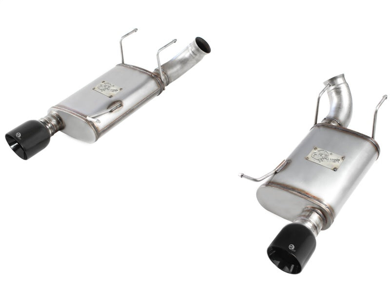 aFe MACHForce XP Exhaust 11-14 Ford Mustang GT V8-5.0L 3in. Stainless Steel Axle-Back w/Black Tips - Burkken Auto Parts