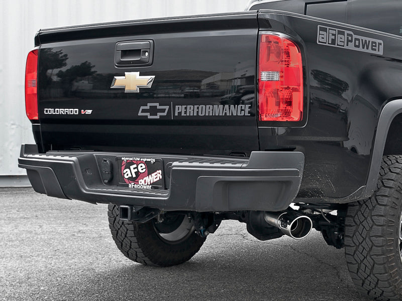 aFe MACH Force-Xp 3.0in 304 SS Cat-Back Exhaust w/ Polished Tip 17-18 GM Colorado/Canyon - Burkken Auto Parts