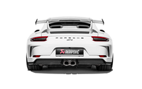 Akrapovic 2018 Porsche 911 GT3 (991.2) Slip-On Race Line (Titanium) w/Titanium Tail Pipe Set - Burkken Auto Parts
