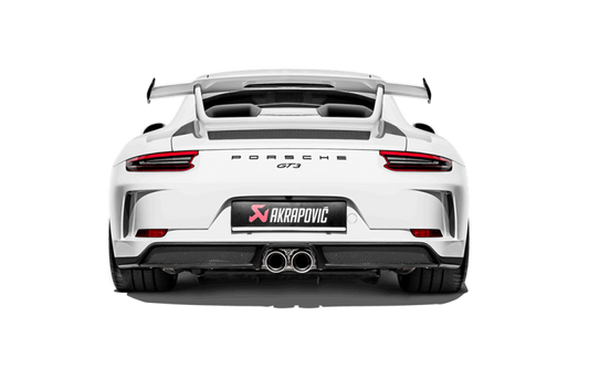Akrapovic 2018 Porsche 911 GT3 (991.2) Slip-On Race Line (Titanium) w/Titanium Tail Pipe Set - Burkken Auto Parts