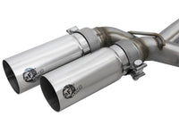 aFe Rebel Series 3in. to 2.5in. 409 SS C/B Exhaust 11-14 Ford F-150 V6-3.5L (tt) - Polished Tip - Burkken Auto Parts