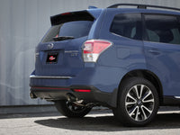 aFe Subaru Forester XT 14-18 H4-2.5L (t) Takeda 2-1/2in to 2-1/4in 304 SS Cat-Back- Black Tip - Burkken Auto Parts