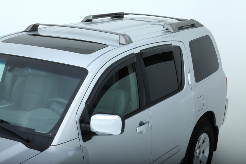 AVS 18-23 VW Atlas Outside Mount Ventvisor Defector 4pc - Smoke - Burkken Auto Parts