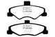 EBC 98-02 Chevrolet Camaro (4th Gen) 3.8 Greenstuff Rear Brake Pads - Burkken Auto Parts