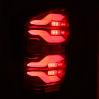 AlphaRex 16-21 Toyota Tacoma LUXX LED Taillights Blk/Red w/Activ Light/Seq Signal - Burkken Auto Parts