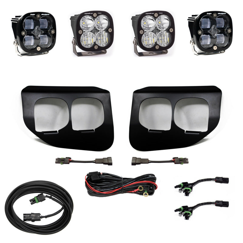 Baja Designs Ford Super Duty (20-On) Fog Lights Dual FPK SAE/Pro DC Baja Designs - Burkken Auto Parts
