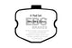 EBC 06-08 Chevrolet Corvette (C6) 7.0 (Z06) Redstuff Rear Brake Pads - Burkken Auto Parts
