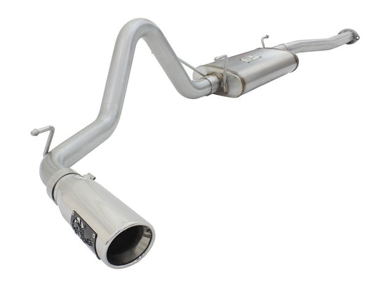 aFe MACH Force XP 2.5in Cat-Back Stainless Steel Exhaust w/Polished Tip Toyota Tacoma 13-14 2.7L - Burkken Auto Parts