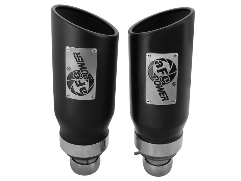 aFe Power 09-15 Dodge Ram 3.0L/5.7L Black Exhaust Tip Upgrade - Burkken Auto Parts
