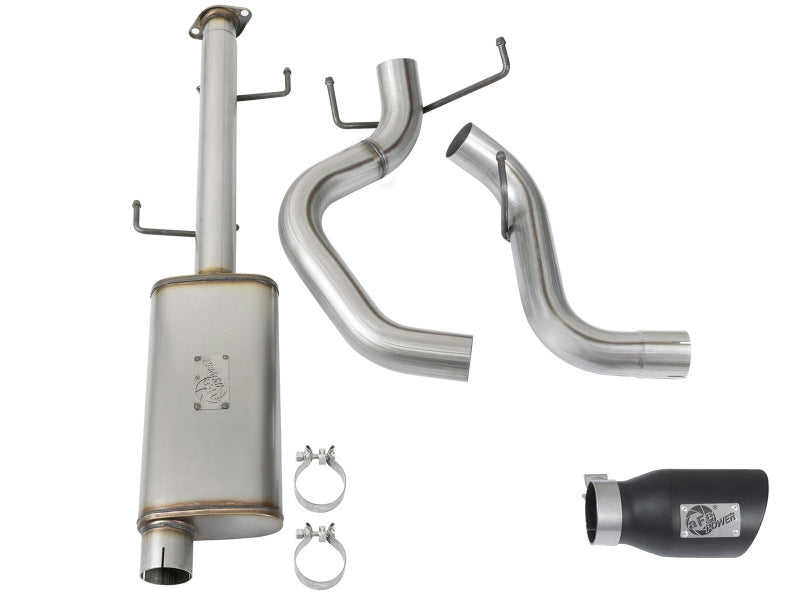 aFe MACH Force Xp 3in SS Cat-Back Single Side Exit Exhaust w/Black Tips 07-14 Toyota FJ Cruiser - Burkken Auto Parts