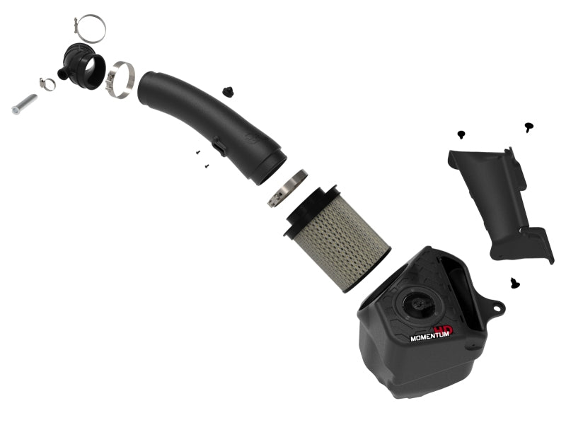 aFe 20-21 Jeep Wrangler (JL) V6-3.0L (td) Momentum HD Cold Air Intake System w/ Pro GUARD 7 Media - Burkken Auto Parts