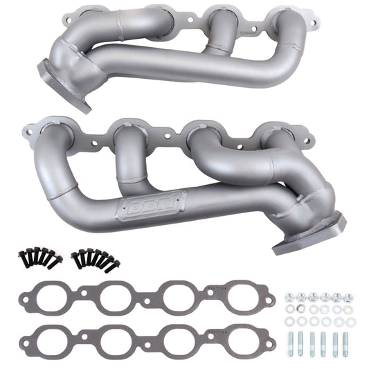 BBK 19-24 GM Full Size 5.3/6.2L Shorty Headers (Ti Ceramic) - Burkken Auto Parts