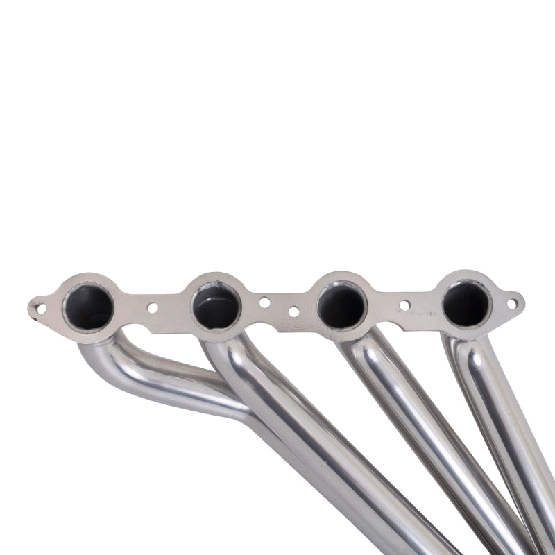 BBK 10-15 Camaro LS3 L99 Long Tube Exhaust Headers With Converters - 1-3/4 Silver Ceramic - Burkken Auto Parts
