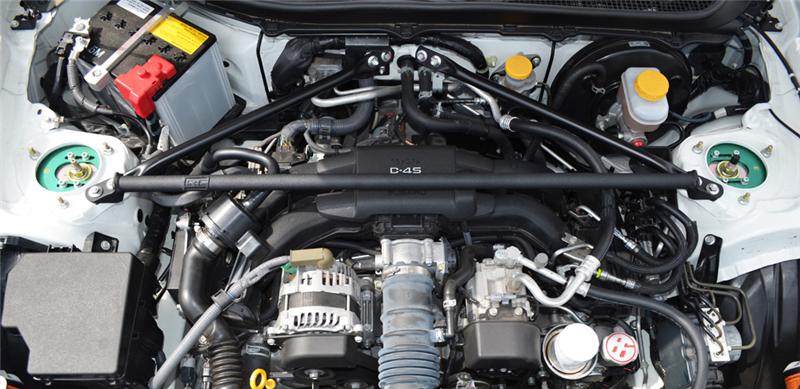 GrimmSpeed Subaru BRZ / Scion FR-S Strut Tower Brace - Black - Burkken Auto Parts