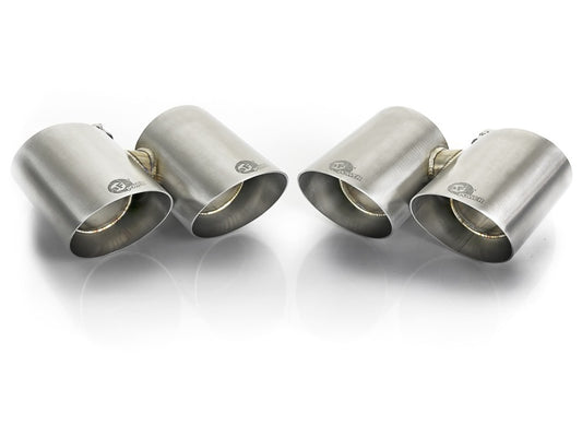aFe MACH Force-Xp 304 SS OE Exhaust Tips Polished 12-16 Porsche 911 (C2S 991) H6 3.8L - Burkken Auto Parts