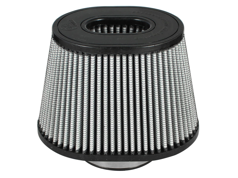 aFe MagnumFLOW Pro Dry S Air Filters 4F x (9x6-1/2)B x (6-3/4x5-1/2)T (INV) x 6-1/8 H in - Burkken Auto Parts