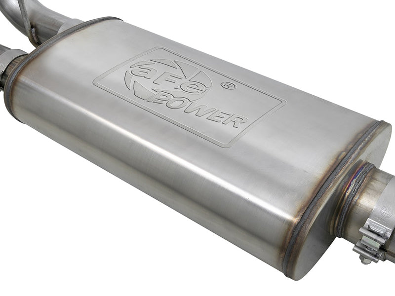 aFe MACHForce XP Exhausts Cat-Back SS-409 Nissan Titan XD 16-19 V8-5.6L - Polished Tip - Burkken Auto Parts