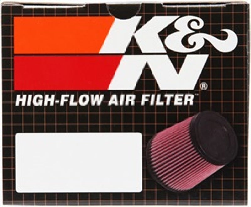 K&N Universal Rubber Filter Round Tprd 3.313in Flange ID x 4.75in Base OD x 3.5in Top OD x 6.5in H - Burkken Auto Parts