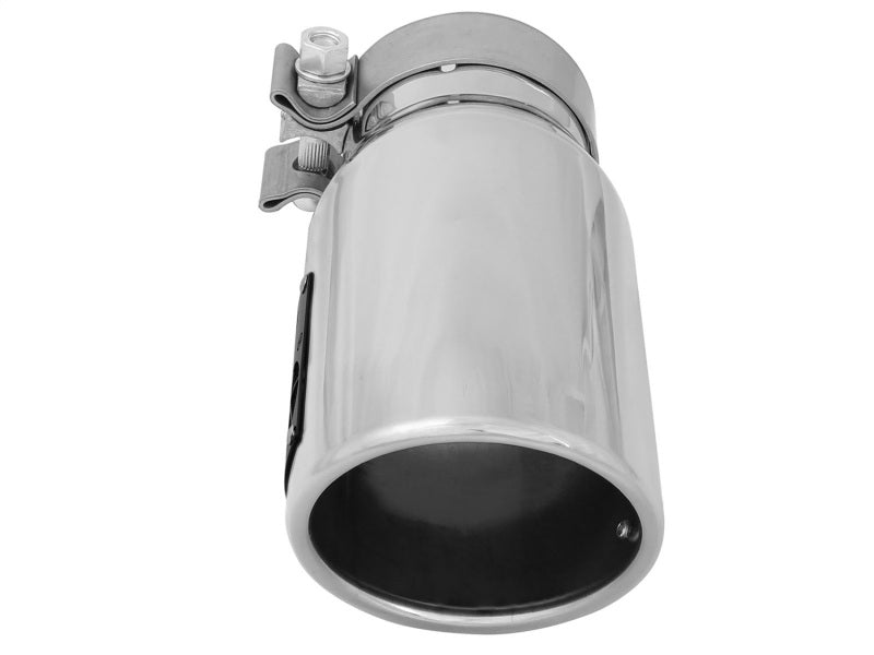 aFe MACH Force-Xp 3in Inlet x 4in Outlet x 9in Length 304 Stainless Steel Exhaust Tip Polished - Burkken Auto Parts