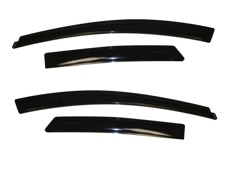 AVS 12-18 Ford Focus Ventvisor Outside Mount Window Deflectors 4pc - Smoke - Burkken Auto Parts